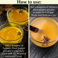 thumbnail image 4 of mi nature Turmeric Black Pepper Powder| Curcuma Longa with Piper Nigrum|Blend |227 Gram, 0.5 lb, 4 of 7