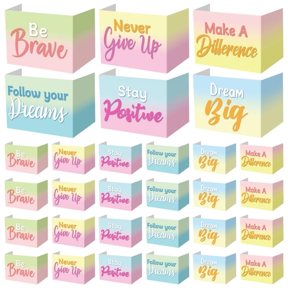 Carpetas de privacidad Honoson Inspirational para estudiantes, 24 unidades