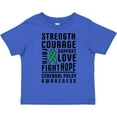 thumbnail image 3 of Inktastic Cerebral Palsy Awareness Strength Support and Courage Boys or Girls Toddler T-Shirt, 3 of 5