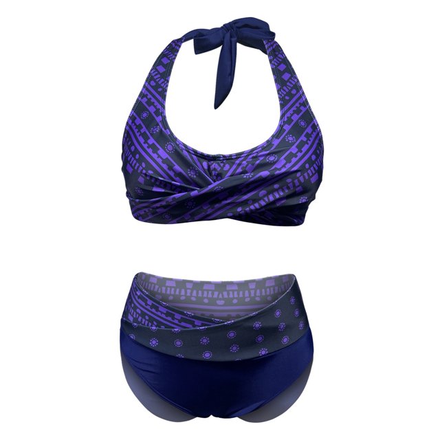 Conjuntos de Bikinis Traje de Baño Bikini Dividido Para Mujer Traje de Baño Con Sujetador Acolchado de Playa A Juego de Color Degradado de Dos Piezas Odeerbi ODB117617