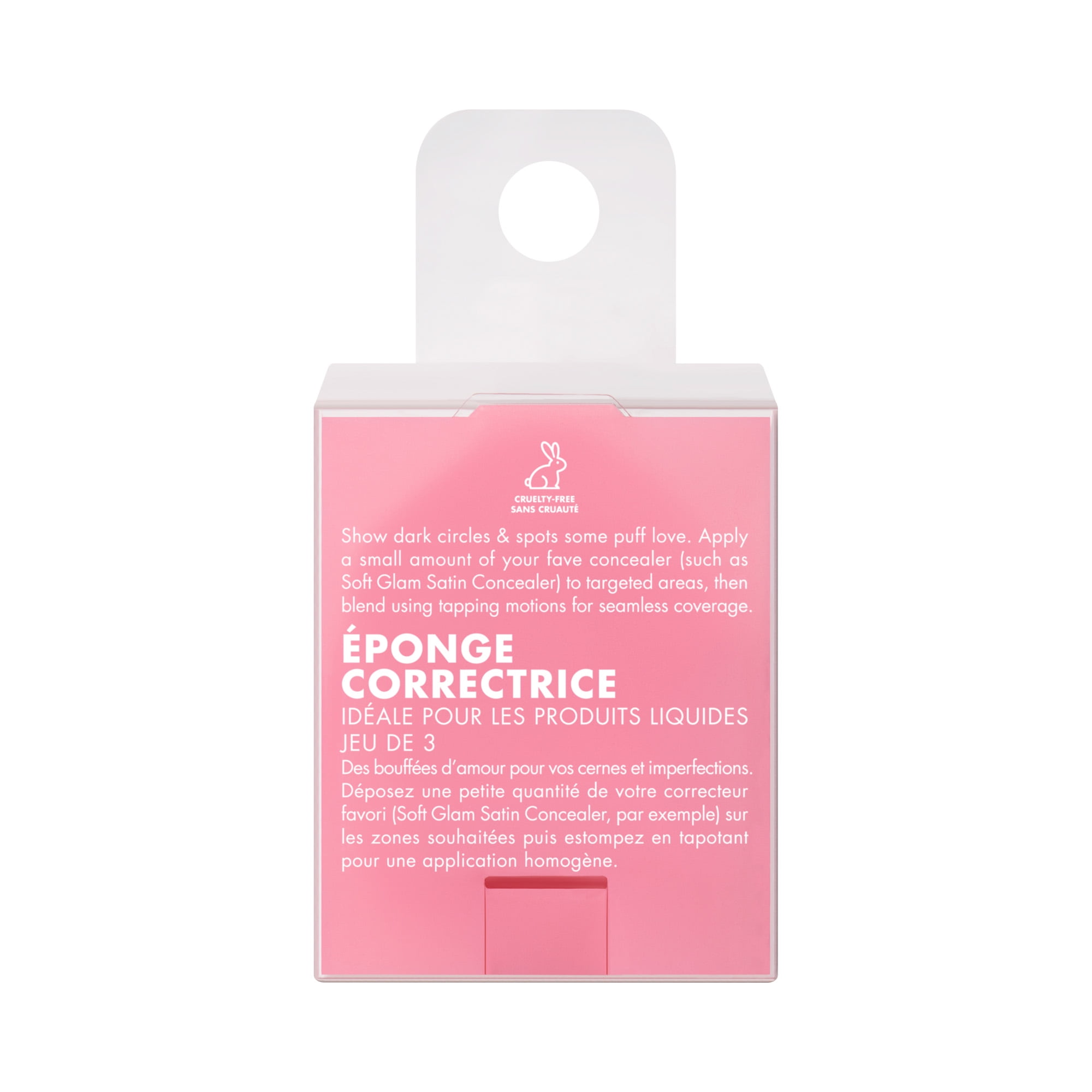 e.l.f. Pillow Puff Concealer Sponge, Set of 3, 3 Count