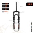thumbnail image 2 of Tijera bicicleta R27.5 sin rosca negra Suspension Mariluz, 2 of 4