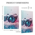 thumbnail image 3 of Balery Vintage Camera Splash Art for Duplex Wall Plates Kit, Electrical Outlet Covers, Standard Size 1-Gang 5.0" x3.0", Electric Receptacle Plug Covers-Style V, 3 of 6
