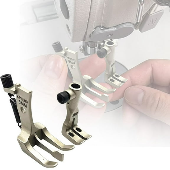 Welting Foot Set Compatible with DU-141 DU-11 DU-1181N DY-337 B797 CONSEW 205 Walking Foot Sewing Machine High Precision Metal Sewing Machine Accessories