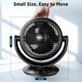 thumbnail image 2 of EasyAcc Air Circulator Desk Fan,11-Inch Quiet 35dB Oscillating Fan with 90&Acirc;&deg; Vertical & Horizontal Rotation,Remote Control, Ene, 2 of 8