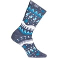 thumbnail image 3 of SockGuy Winter Sweater Wool Socks - 6 inch, Blue/Gray/White, Small/Medium, 3 of 4