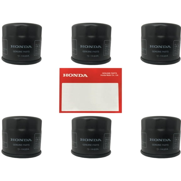 6 Pack Honda OEM Oil Filter 15410-MFJ-D02 replaces (15410-MFJ-D01)