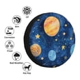thumbnail image 4 of Salouo Planets And Stars1 Print Spare Tire Cover 14-17 inch Spare Tire Protector Universal Tough Tire Wheel Cover for Trailer SUV and Truck-14 inch, 4 of 6