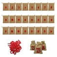 thumbnail image 3 of QualitChoice Christmas Advent Calendar Bags Christmas Decorations Drawstring Pockets Odorless Durable Christmas Gift Bag, 3 of 6