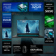thumbnail image 2 of Laptop Gamer GIGABYTE A16 GeForce RTX 5050 8GB Core i7 13620H 32GB DDR5 512GB SSD 16" IPS FHD 165Hz Teclado Español Mouse DXT, 2 of 5