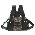 thumbnail image 4 of Chest Harness, Oxford Cloth Adjustable Vest Rig With 2 Pockets, Universal Chest Front Pack Pouch For 2 Way   Talkie, 4 of 8
