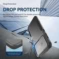 thumbnail image 5 of SaniMore for Samsung Galaxy S21 FE (6.4" 2021) Case, [Sliding Camera Window] Wireless Charging Shockproof Drop Resistant Hybird PC TPU Anti-slip Heavy Duty Protective Shell, Black, 5 of 7