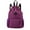 Purple, variant on HOZVOMI Waterproof Drawstring Gym Backpack for Men & Women, Large Capacity Sports Bag with Side Pocket for Fitness Outdoor Leisure