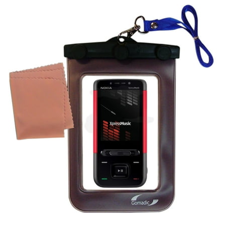 Gomadic Clean and Dry Waterproof Protective Case Suitablefor the Nokia 5610 5800 to use Underwater