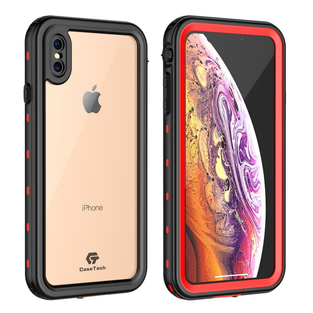 iPhone Xs Max Waterproof Case, CaseTech TRE Series, Waterproof IP68