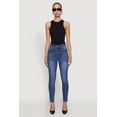 thumbnail image 2 of Womens WAX Cropped High Rise Skinny Jeans, 2 of 5