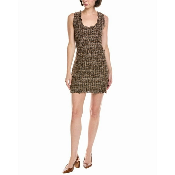 Walter Baker womens  Taylor Mini Dress, 6, Brown
