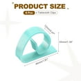 thumbnail image 2 of Uxcell 8 Pack Plastic Tablecloth Clips, Table Cloth Cover Clamps Curly Windproof Holder Clips 1.81" x 1.38", Green, 2 of 7