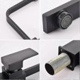thumbnail image 3 of z PB Black kitchen faucet 360 swivel spout Elegant kitchen faucet Hot and cold kitchen sink faucet, 3 of 4