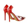 thumbnail image 2 of XY London Womens Kaz Patent Stiletto Heel Court Shoes, 2 of 4