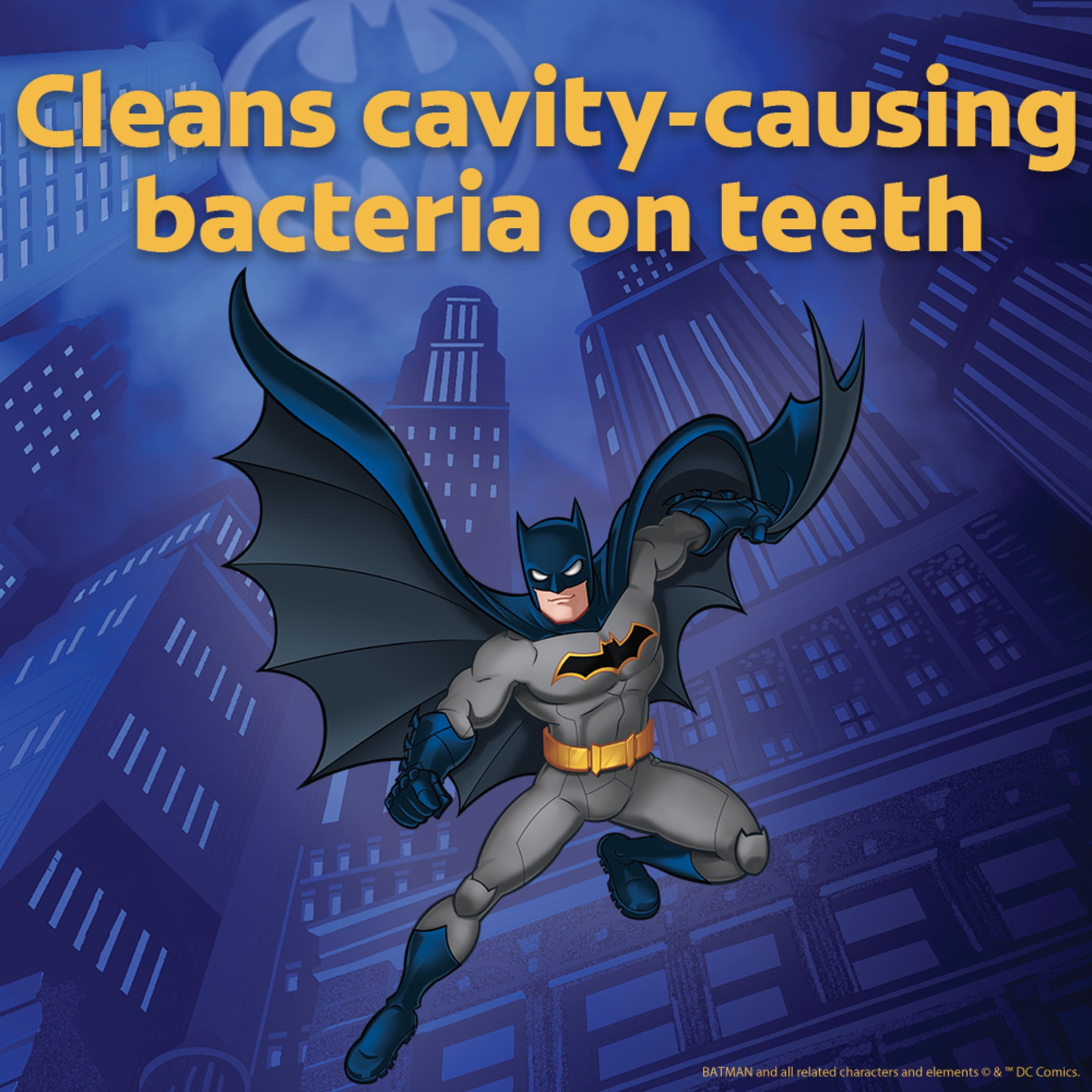 Colgate Kids Extra Soft Toothbrush with Suction Cup, Twin Pack - Batman