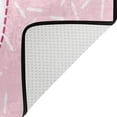 thumbnail image 4 of Dreamtimes Lightweight Soft Area Rugs, 80 x 58 inch（6'8" x 4'10"） Unicorn On Pink Floor Mat for Kids Playing Room Hardwood Floor Living Room Nursery Rugs, 4 of 6