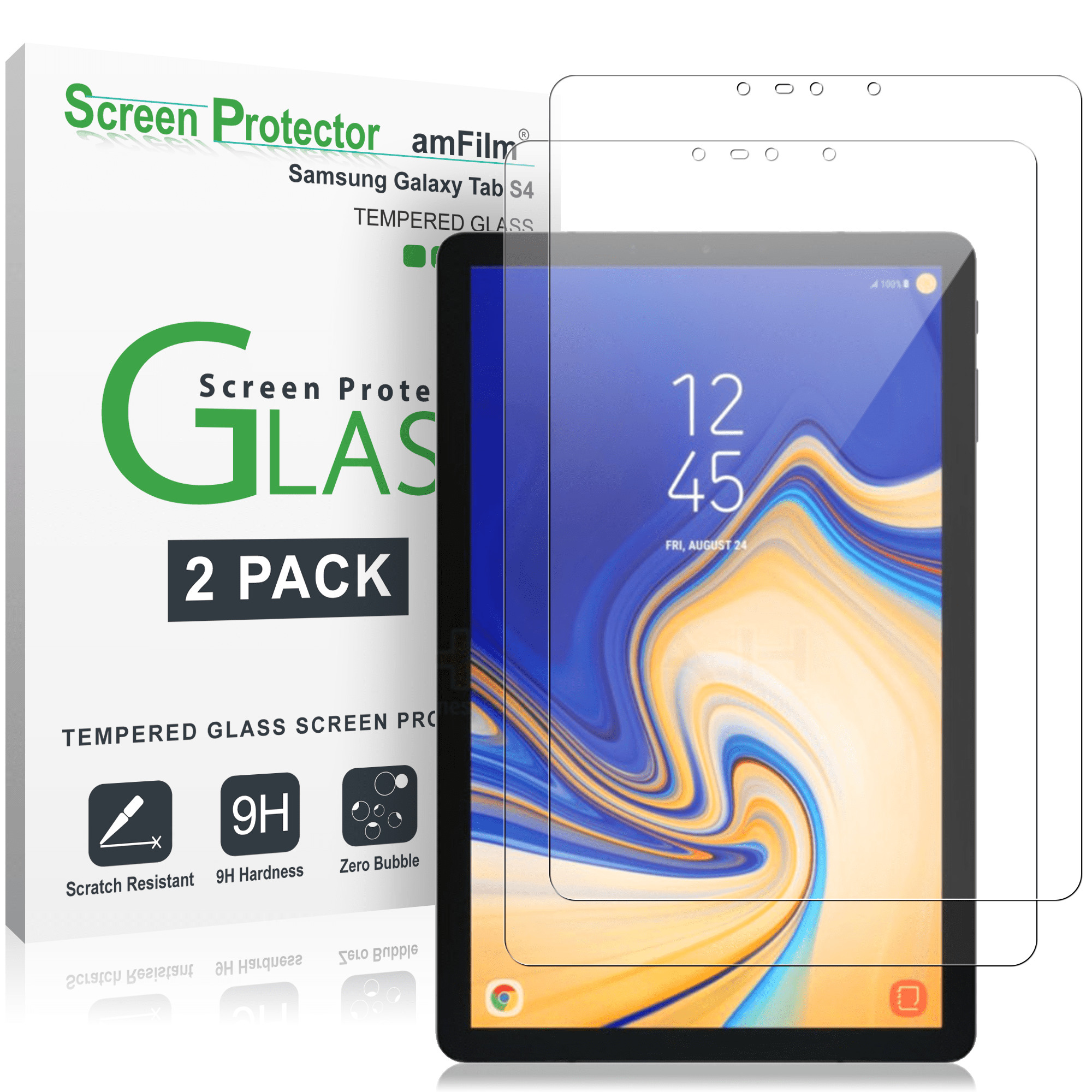 10.5 inch 3x Dmax Armor Clear Screen Protector for Samsung Galaxy Tab S4 