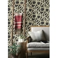 thumbnail image 2 of ohpopsi Calix Black Twisted Geo Wallpaper, 2 of 3