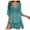 Green formal dresses for women, variant on Wycnly Formal Dresses for Women Beach Holiday Loose Lace Patchwork Cover Ups Mini Dresses Elbow-Length V-Neck Solid 2025 Summer Short Dress Yellow Free Size