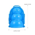 thumbnail image 3 of icolorfuled Kids Snowman Making Kit Standard Shapes For Outdoor Snow Activities 2Pcs, 3 of 6