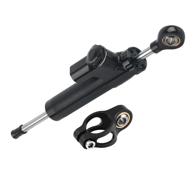 Motorcycle Steering Damper,Aluminum Universal Motorcycle Steering Damper Stabilizer Linear Smooth Operation