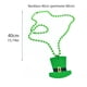 thumbnail image 2 of HomeKingdee St. Patrick's Day Irish Festival Bead Necklace - Green Plastic Sweater Chain for St. Patrick's Day Party and Irish Festival Celebration, 2 of 2