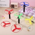 thumbnail image 2 of 1 Set Propeller Toy Pull String Flying Toys Flying Saucers Toy Outdoor Toys Interactive Training Toy, 2 of 3
