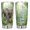 Black, variant on Lotusprint LLC Personalized Elephant Lover Stainless Tumbler 20oz Flat 2D Print, Elephant Art Tumbler