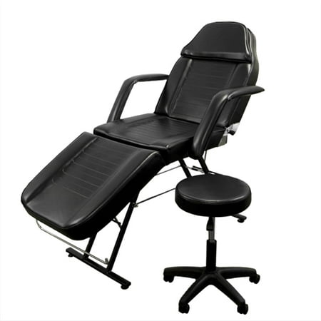 Best Choice Products 71in 3-Section Commercial Massage Bed, Spa and Salon Facial Chair, Tattoo Chair with Hydraulic Stool, Removable Headrest, Facial Cradle, Towel (Best Massage Chair Company)