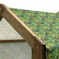 thumbnail image 5 of Plant Pet House, Botany Themed Drawing Depicting Exotic Leaves in Tropical Environment Hawaiian Vibes, Outdoor & Indoor Portable Dog Kennel with Pillow and Cover, 5 Sizes, Multicolor, by Ambesonne, 5 of 5