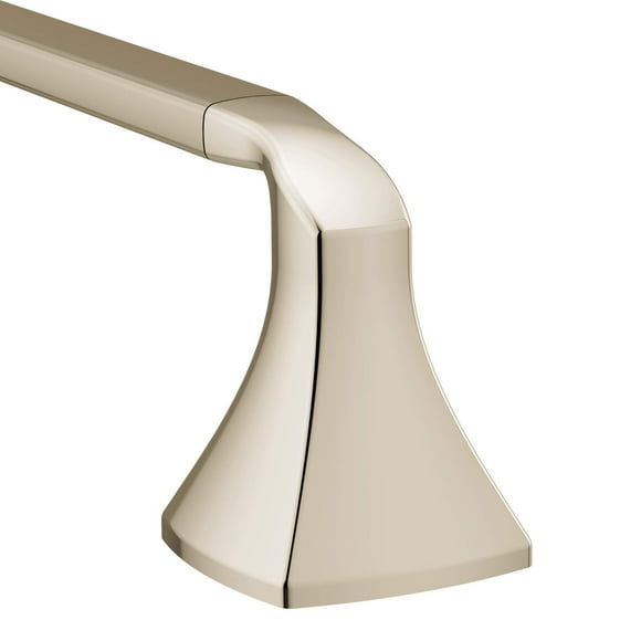 Moen YB5118NL Voss Collection 18-Inch Bathroom -Towel Bar, Polished Nickel
