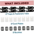 thumbnail image 2 of Solar Pool Cover Reel Fixing Kit Pool Roll Reel Cover Set for Ground Swimming Pools, 2 of 5