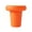 Orange, variant on Dusknt 1pc Food Grade Silicone Wine Stopper Sealed Leak-proof Wine Bottle Stopper Silicone Stopper Pink, Wine stopper,