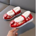 thumbnail image 2 of TAIAOJING Kids Girls Ankle Boots Cotton Shoes Ancient Hanfu Shoes Children Baby Cloth Shoes New Year Clothing Shoes, 2 of 9