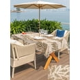 thumbnail image 5 of Outdoor Tablecloths with Umbrella Hole & Zipper, Brown Tree Branches Tablecloth Rectangle 60x84 Inch, Vintage Nature Brown Ombre Waterproof Table Cloth, Patio/Pool/Picnic Table Covers, 5 of 8