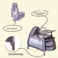 thumbnail image 4 of Cuna Corral Para Bebé Aeiou C96-a Con Cambiador Alto Gris., 4 of 9