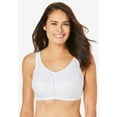 thumbnail image 4 of Comfort Choice Women's Plus Size 3-Pack Cotton Wireless Bra, 4 of 6