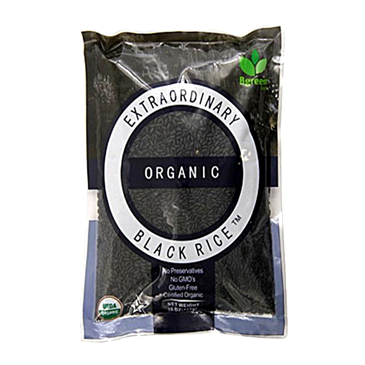 Bgreen Organic Black Rice Pack of 3 Non-GMO Kosher Gluten Free 3 lbs