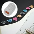 thumbnail image 3 of OULII 1Pc Portable Guitar Picks Holder Grey Felt Storage Pouch with Zipper for Acoustic and Electric, 3 of 6