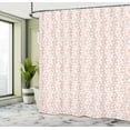 thumbnail image 5 of Ambesonne Floral Shower Curtain, Peachy Feminine Theme Flower, 69"Wx84"L, Peach Pale Mauve Salmon, 5 of 5