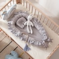 thumbnail image 1 of Nido de dormir extraíble para cama de bebé, cuna con almohada de algodón, colchón de cuna para niño pequeño, regalo para recién nacido, 88x50x15cm Fivean  unisex, 1 of 2
