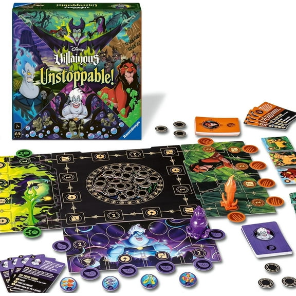 Disney Villainous: Unstoppable! Board Game by Ravensburger, Strategy Game for Ages 10 , 2–4 Players