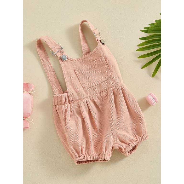 Colorful overall shorts deals