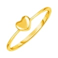 thumbnail image 1 of 14k Yellow Gold Ring with Puffed Heart Size 7, 1 of 2